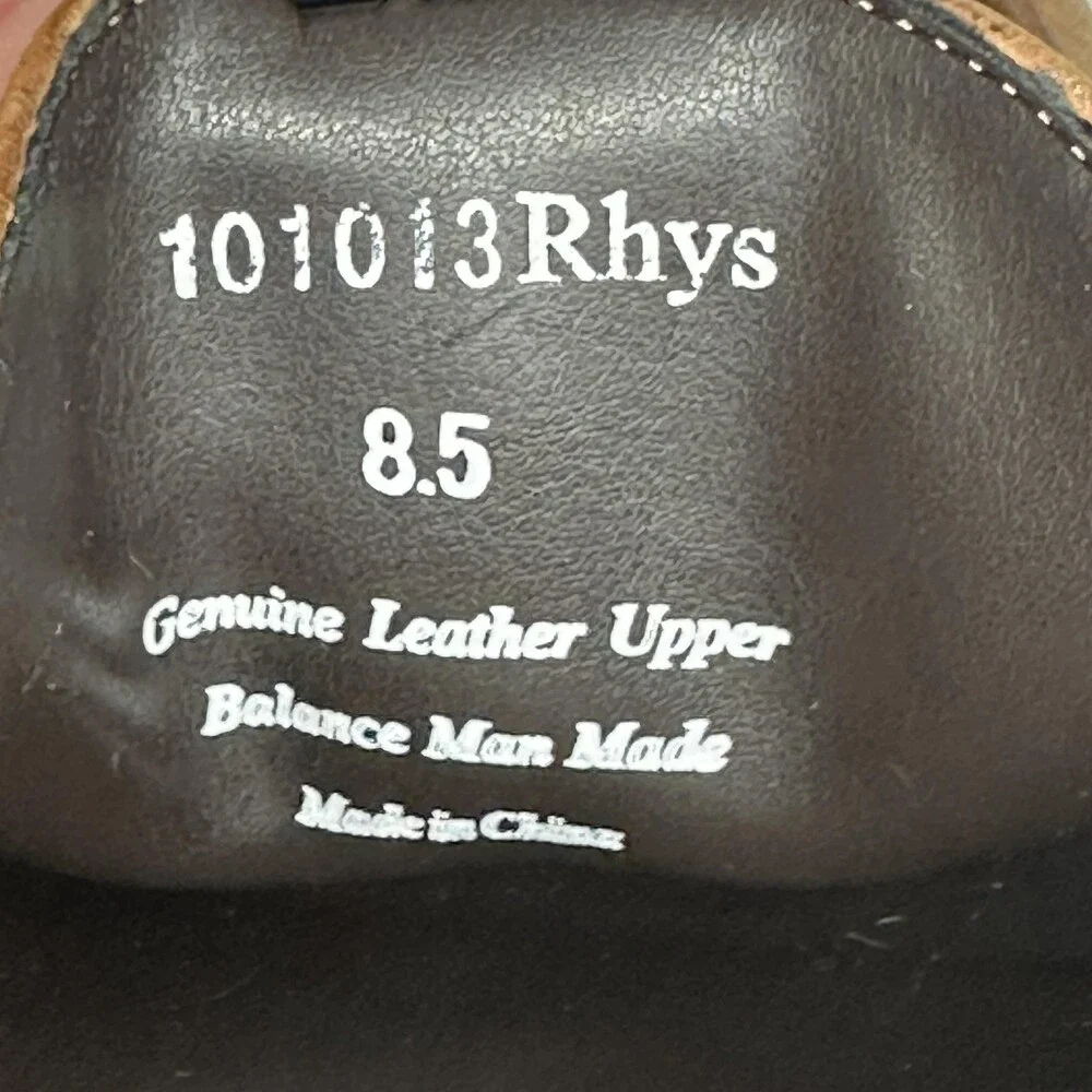 Winthrop Shoes Mens Size 8.5 Brown Rhys Leather Penny Loafers Slip On Moc Toe